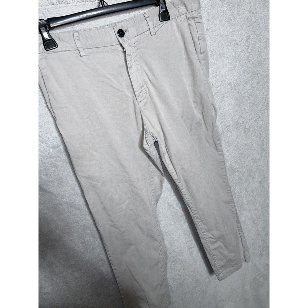 Theory  Pants Mens Size 32x28 Gray Stretch Performance Chino